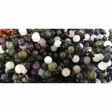 Adult Gaia Moonstone Amber Amethyst Rose Quartz Labradorite Bracelet Love Amber X