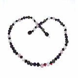 Adult Gaia Moonstone Cherry Amber Amethyst Rose Quartz Labradorite Necklace Love Amber X
