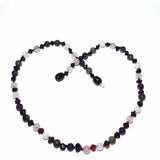 Adult Gaia Moonstone Cherry Amber Amethyst Rose Quartz Labradorite Necklace Love Amber X