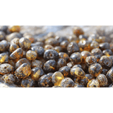 Adult Glam Rock Baltic Amber Tigers Eye Lava Volcanic Stone Stretch Bracelet Love Amber X