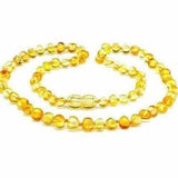 Adult Goldirocks Polished Lemon Baltic Amber Necklace Love Amber X