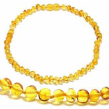 Adult Goldirocks Polished Lemon Baltic Amber Necklace Love Amber X