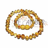 Adult Honeypot Polished Honey Baltic Amber Necklace Love Amber X