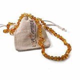 Adult Honeypot Polished Honey Baltic Amber Necklace Love Amber X