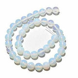 Adult Ice Butterscotch Baltic Amber Blue Cats Eyes Opalite Stretch Bracelet Love Amber X