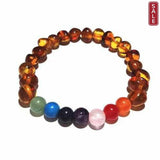 Adult Jellybean Polished Honey Baltic Amber Gemstone Stretch Bracelet Love Amber X