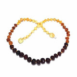 Adult Ombre Raw Rainbow Baltic Amber Necklace Love Amber X