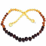 Adult Ombre Raw Unpolished Rainbow Baltic Amber Anklet Love Amber X