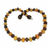 Adult Pippin Raw Green and Honey Baltic Amber Necklace Love Amber X