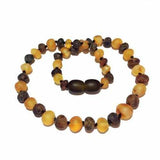 Adult Pippin Raw Green and Honey Baltic Amber Necklace Love Amber X