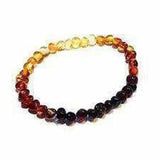 Adult Rainbow Bright Mixed Baltic Amber Stretch Bracelet Love Amber X