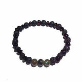 Adult Rock God Baltic Amber Labradorite Lava Volcanic Stone Stretch Bracelet Love Amber X