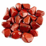 Aries Birthstone Adult Elasticated Chip Bracelet Gift - Red Jasper Love Amber X
