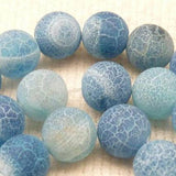 Boy Girl Atlantis Blue White Agate Honey Baltic Amber Necklace Love Amber X