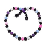 Child All Sorts Cherry Baltic Amber Pink Purple Blue Dragon Agate Necklace Love Amber X