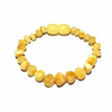 Child Ambrosia Polished Butterscotch Baltic Amber Anklet Bracelet Love Amber X