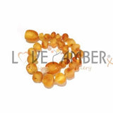 Child Bees Knees Raw Honey Baltic Amber Anklet Bracelet Love Amber X