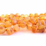 Child Bees Knees Raw Honey Baltic Amber Necklace Love Amber X