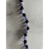 Child Blackberry Amethyst and Dark Cherry Baltic Amber Anklet Bracelet Love Amber X