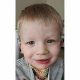 Child Boho Rainbow Mixed Baltic Amber Necklace Love Amber X