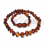 Child Brandy Snap Cognac Baltic Amber Necklace Love Amber X