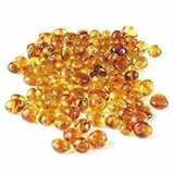 Child Brigid Fluorite and Honey Baltic Amber Anklet Bracelet Love Amber X