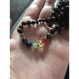 Child Chakra Rainbow After The Storm Mixed Cherry Baltic Amber Anklet Bracelet Love Amber X