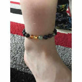 Child Chakra Rainbow After The Storm Mixed Cherry Baltic Amber Anklet Bracelet Love Amber X