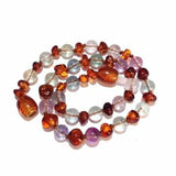 Child Dark Brigid Cognac Baltic Amber Fluorite Necklace Love Amber X