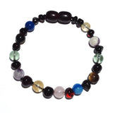 Child Dark Solace Amber Gemstone Anxiety Stress Anklet Bracelet Love Amber X