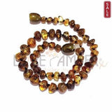 Child Earthy Polished Rare Green Baltic Amber Necklace Love Amber X