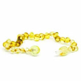 Child Goldirocks Polished Lemon Baltic Amber Anklet Bracelet Love Amber X