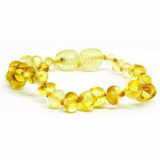 Child Goldirocks Polished Lemon Baltic Amber Anklet Bracelet Love Amber X