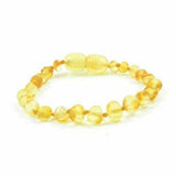 Child Goldirocks Polished Lemon Baltic Amber Anklet Bracelet Love Amber X