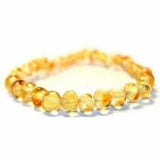 Child Goldirocks Polished Lemon Baltic Amber Anklet Bracelet Love Amber X