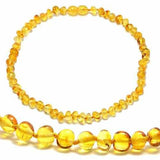Child Goldirocks Polished Lemon Baltic Amber Bead Necklace Love Amber X
