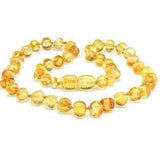 Child Goldirocks Polished Lemon Baltic Amber Bead Necklace Love Amber X