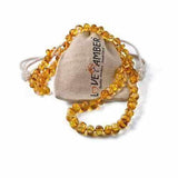 Child Goldirocks Polished Lemon Baltic Amber Bead Necklace Love Amber X