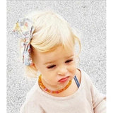 Child Honeysuckle Polished Honey Baltic Amber Pink Agate Gemstone Necklace Love Amber X