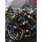 Child Ocean Amethyst Blue Cats Eyes Agate Green Baltic Amber Anklet Bracelet Love Amber X