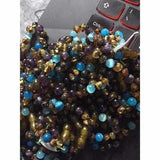 Child Ocean Green Baltic Amber Amethyst Blue Cats Eyes Necklace Love Amber X