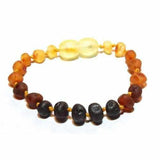 Child Ombre Raw Rainbow Baltic Amber Anklet Bracelet Love Amber X