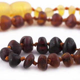 Child Ombre Raw Rainbow Baltic Amber Anklet Bracelet Love Amber X