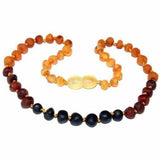 Child Ombre Raw Rainbow Baltic Amber Necklace Love Amber X