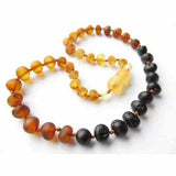 Child Ombre Raw Rainbow Baltic Amber Necklace Love Amber X