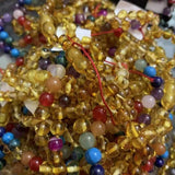 Child Phoebe Chakra Gemstones Polished Lemon Baltic Amber Anklet Love Amber X