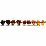 Child Rainbow Bright Mixed Baltic Amber Anklet Love Amber X