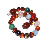 Essence Early Year Gemstone Child’s Anklet Love Amber X Ltd