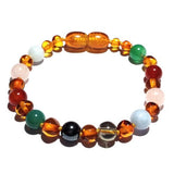 Essence Early Year Gemstone Child’s Anklet Love Amber X Ltd