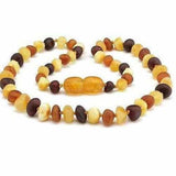 Child Shingle Raw Mixed Baltic Amber Necklace Love Amber X